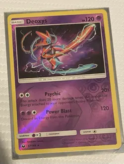 Pokemon TCG Mewtwo Holo And Deoxys Reverse Holo - Image 2