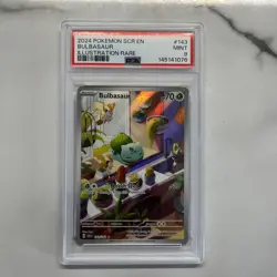 2024 POKEMON STELLAR CROWN #143 BULBASAUR 🌱 PSA 9 - Image 1
