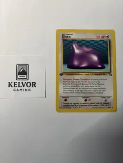 Ditto Fossil First Edition #18/62 Pokemon - Kelvor Gaming - Image 3