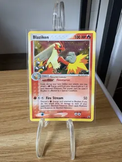 Pokemon TCG Blaziken EX Ruby & Sapphire Holo Rare 3/109 - Image 1