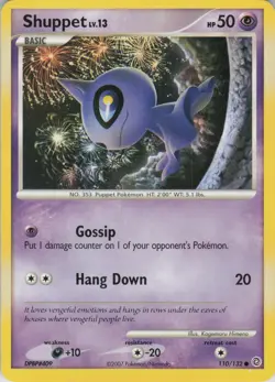 Shuppet 110/132 Common Secret Wonders Pokemon Moderately Played - Image 1