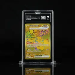 TAG 9 2025 Pokemon Pre English Prismatic Evolutions #179 Pikachu Ex Hyper Rare - Image 1