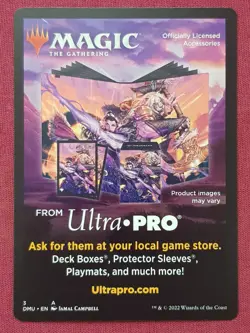 Magic The Gathering DOMINARIA UNITED AJANI SLEEPER AGENT EMBLEM token card MTG - Image 2