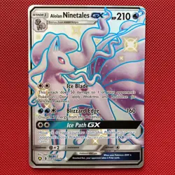 Alolan Ninetales GX (SV53/SV94) Pokemon Hidden Fates Shiny Vault Full Art - NM - Image 1
