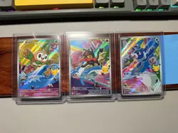 Pokemon TCG First Partner Illustration Collection Series 1 Alola Starters - Image 1