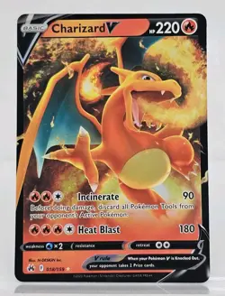 Charizard V 018/159 Pokemon Crown Zenith Ultra Rare NM - Image 1