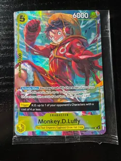 One Piece TCG Monkey.D.Luffy OP07-109 SR English Illustration Box Vol 3 Sealed - Image 1