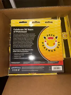 Pokemon TCG: Pokemon Day 2026 Collection- 30th Anniversary - Lot Of 10 IN HAND - Image 2