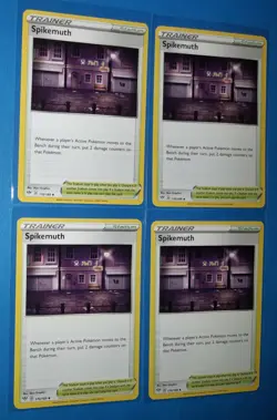 4x Spikemuth 170/189 Pokemon card Darkness Ablaze uncommon NM - Image 1