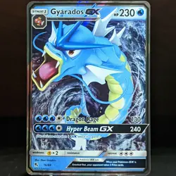 Gyarados GX 16/68 NM Ultra Rare Hidden Fates Near Mint Holo Foil SM Pokemon Card - Image 1