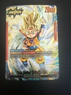 Son Goku (Mini) DA Leader FB05-001 Alt Art New Adventure Dragon Ball Super Card - Image 1