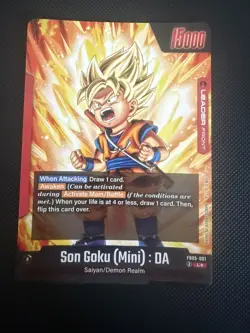 Son Goku (Mini) DA Leader FB05-001 Alt Art New Adventure Dragon Ball Super Card - Image 2