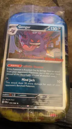 Pokemon Gengar POR GameStop Promo Card 050/088 Rare Stage 2 English TCG - Image 1