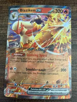 Blaziken ex 024/159 Pokemon Card- Near Mint- Journey Together - Image 1