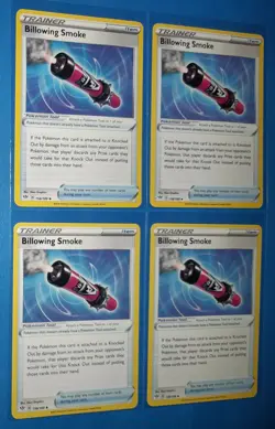 4x Billowing Smoke 158/189 Pokemon card SWSH Darkness Ablaze uncommon NM - Image 1