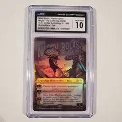 MTG Magic Nicol Bolas, Planeswalker Secret Lair Outlaw 1622 CGC 10 Gem Mint - Image 1