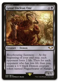 Great Unclean One #35 (NM) Warhammer 40,000 40K Magic MTG - Image 1