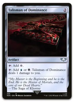 Talisman of Dominance (255) #255 (NM) Warhammer 40,000 40K Magic MTG - Image 1