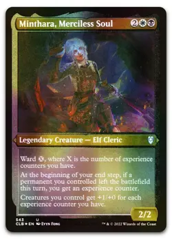 Minthara, Merciless Soul (Foil Etched) #543 (NM) Baldur's Gate CLB Magic MTG - Image 1