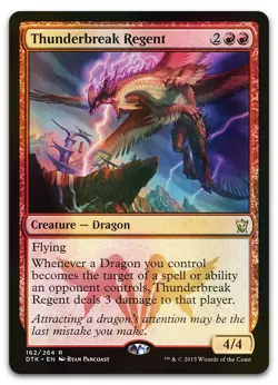Thunderbreak Regent #162 (Foil) (LP) Dragons of Tarkir DTK Magic MTG - Image 1
