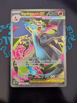 Pokemon TCG Mega Charizard X Ex 109/094 Full Art Phantasmal Flames NM - Image 1