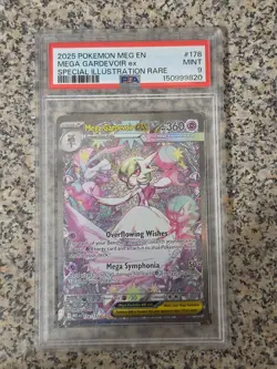 Pokemon TCG Mega Gardevoir EX Special Illustration Rare Card 178/132 PSA 9 - Image 1