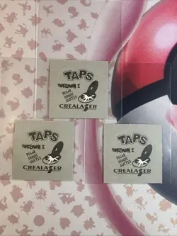 2001 Taps Gold Holo Scyther Lapras Pinsir Pog Stickers Pokemon Non-TCG - Image 5