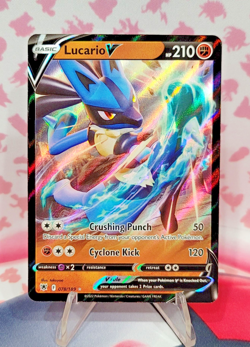 Lucario V 078/189 Astral Radiance Ultra Rare Pokemon TCG NM - Image 1