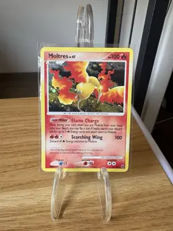 Pokemon TCG Moltres Holo Rare Majestic Dawn 10/100 - Image 1