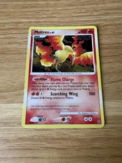 Pokemon TCG Moltres Holo Rare Majestic Dawn 10/100 - Image 2