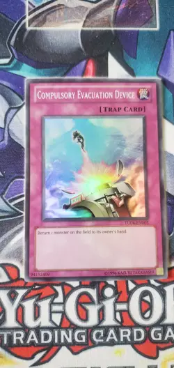 Yugioh Compulsory Evacuation Device - Super - Unlimited - NM - TU04-EN005 - Image 2