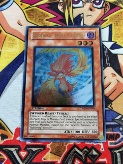 Blackwing - Breeze the Zephyr tshd-en003 1st Ed (NM/VLP) Ultimate Rare Yu-Gi-Oh! - Image 1