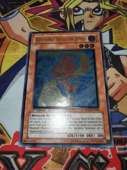 Blackwing - Breeze the Zephyr tshd-en003 1st Ed (NM/VLP) Ultimate Rare Yu-Gi-Oh! - Image 3