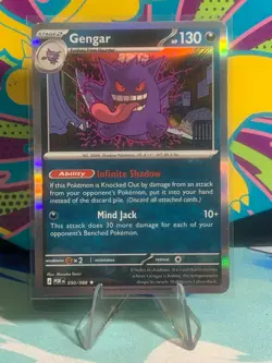 POKEMON TCG - GENGAR - 050/088 - RARE- HOLO - PERFECT ORDER - MEGA EVOLUTION - Image 1