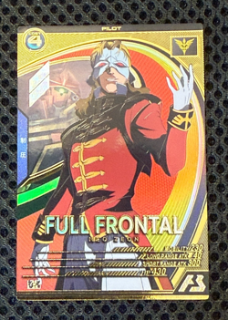 Gundam ARSENAL BASE Card UT01-053(U) FULL FRONTAL BANDAI Prism Made in JAPAN - Image 1