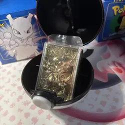 Full Set Of 6, 23K Gold Plated 1999 Burger King Pokemon Trading Cards Limited Ed - Image 5