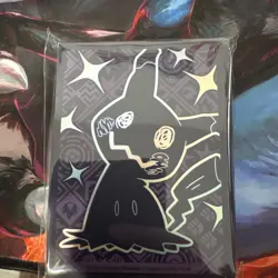 Pokemon Paldean Fates Mimikyu 65ct Card Sleeves Shiny Design New Sealed - Image 1