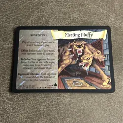 Harry Potter TCG Meeting Fluffy Foil Promo Launch Rare Card 17/80 Near Mint - Image 1
