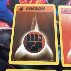 Energy Cards Full Set x 6 - Base Set 1999 Pokemon TCG WOTC 97/102 98/102 99/102 - Image 2