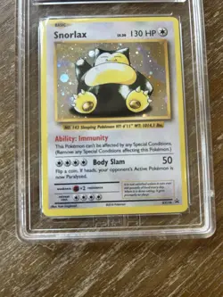 Snorlax XY179 Black Star Promo HGA 8.0 NM-MT Pokemon GX Box Promo Card - Image 3