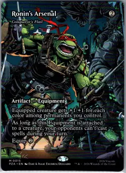 Ronin's Arsenal - Conqueror's Flail (Borderless) 15 TMNT - MTG - NM - Image 1