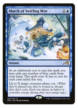 MTG - March of Swirling Mist - Rare Instant - Kamigawa: Neon Dynasty (NEO) - NM - Image 1