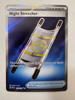 Night Stretcher 173/132 Me01: Mega Evolution Holo Pokemon - Image 1