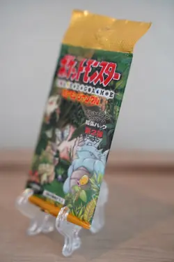 Holo Guaranteed Pokemon Jungle Japanese Booster Pack Factory Sealed Vintage - Image 3