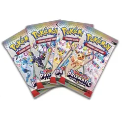 4x Pokemon Prismatic Evolutions Booster Pack Lot x4 - New Factory Sealed - Image 1