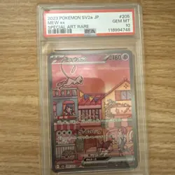 2023 Pokemon Japanese SV2A-POKEMON 151 Special Art Rare #205 Mew EX PSA 10 Gem M - Image 1