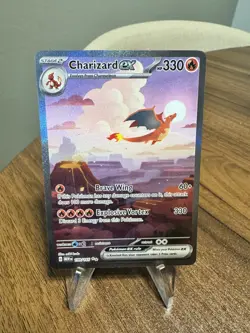 Pokemon TCG Charizard EX 199/165 Scarlet & Violet 151 English NM Condition - Image 3