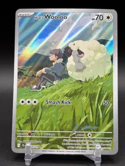 HOP'S WOOLOO 2025 POKEMON JOURNEY TOGETHER ILLUSTRATION RARE 170/159 - Image 1
