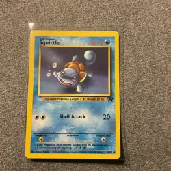 Squirtle 68/82 1st Edition Non-Holo Pokemon Team Rocket MP - Image 1