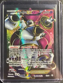 Hoopa EX Ultra Rare Full Art 89/98 XY Ancient Origins 170 HP Holo Pokemon - Image 1
